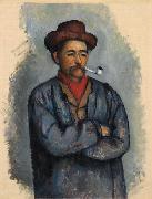 Paul Cezanne Man with a Pipe USA oil painting artist